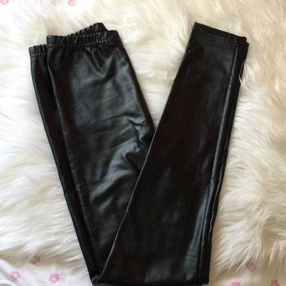 Pleather leggings